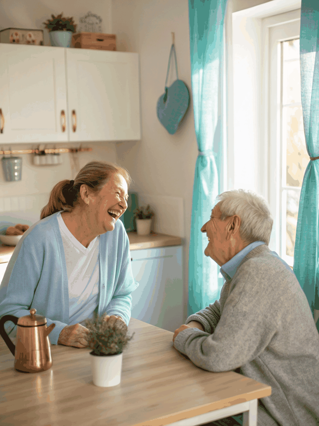 Working-age supported accommodation resident receiving person-centred guidance in a safe living space
